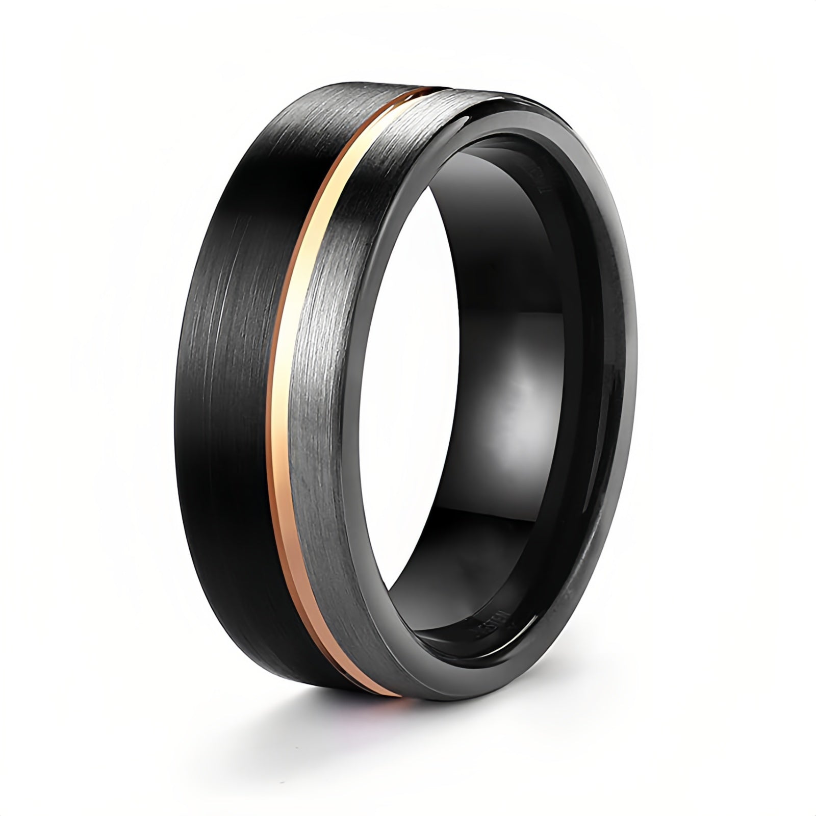 Anello in Tungsteno Nobiliare – Eleganza Minimalista Unisex