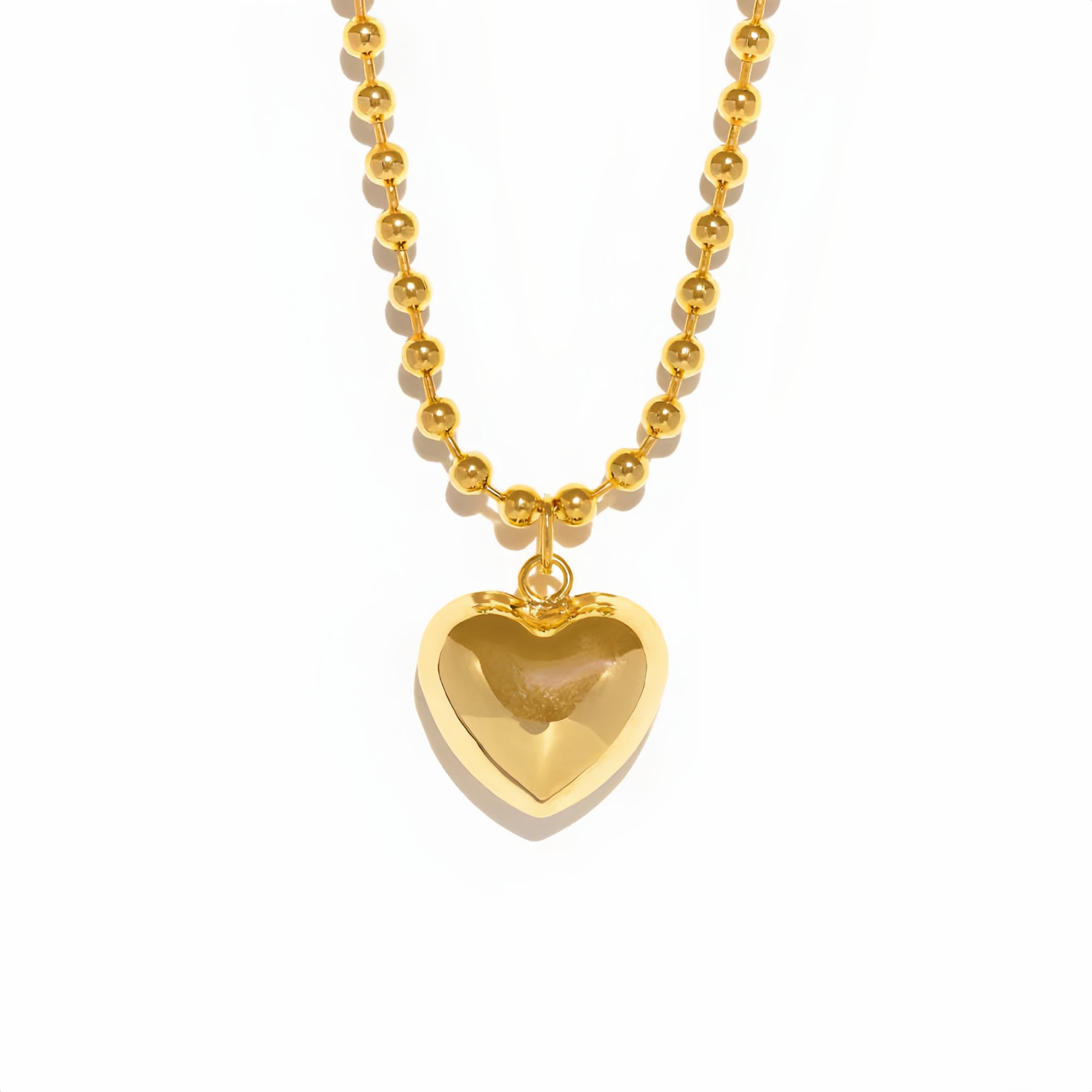 Collana Cuore in Titanio e Rame - Doppia Essenza d'Amore