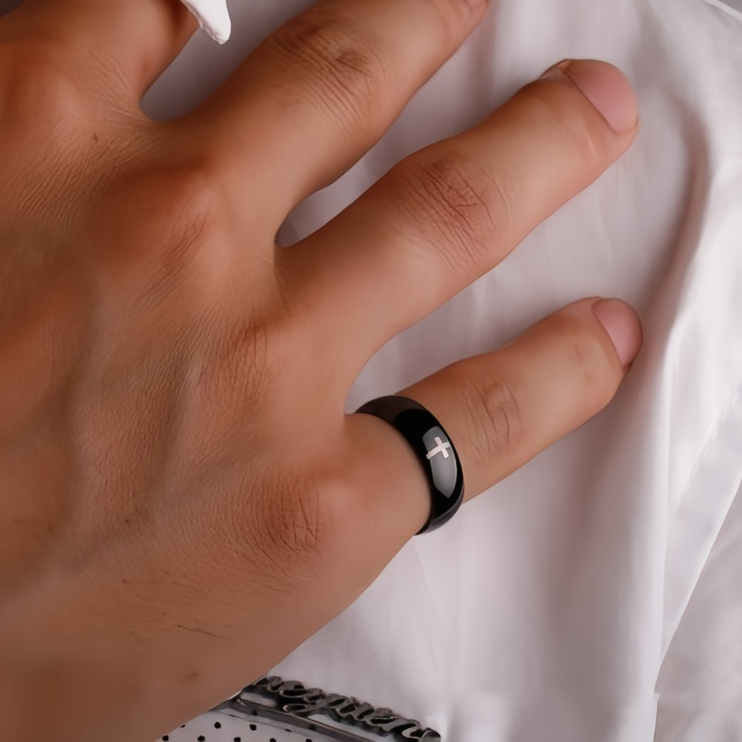 Anello Croce in Acciaio Inossidabile: Simbolismo e Stile Senza Tempo