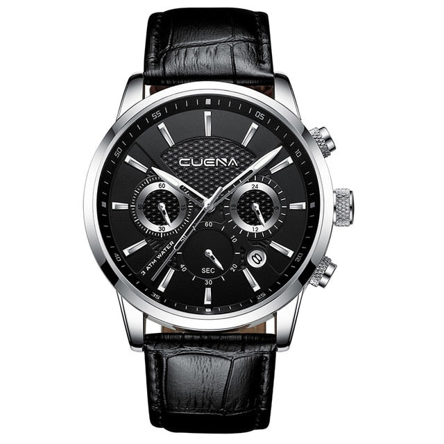 CUENA 6805 - Orologio da Uomo Elegante con Funzioni Avanzate e Stile Senza Tempo