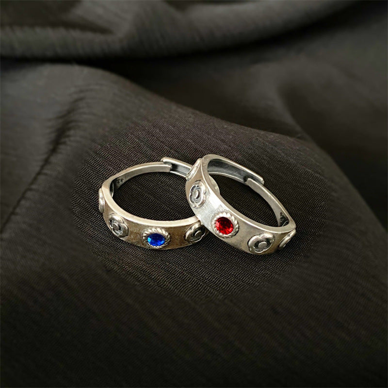 Anello Fiore Diamante Anime