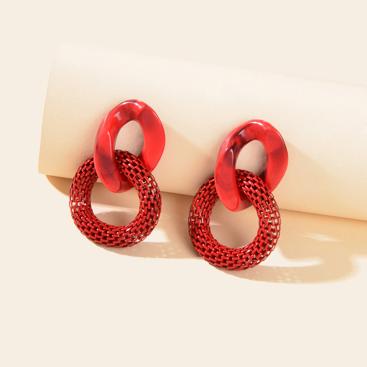 Orecchini Party Green Resin Cuban – Il dettaglio che accende ogni outfit