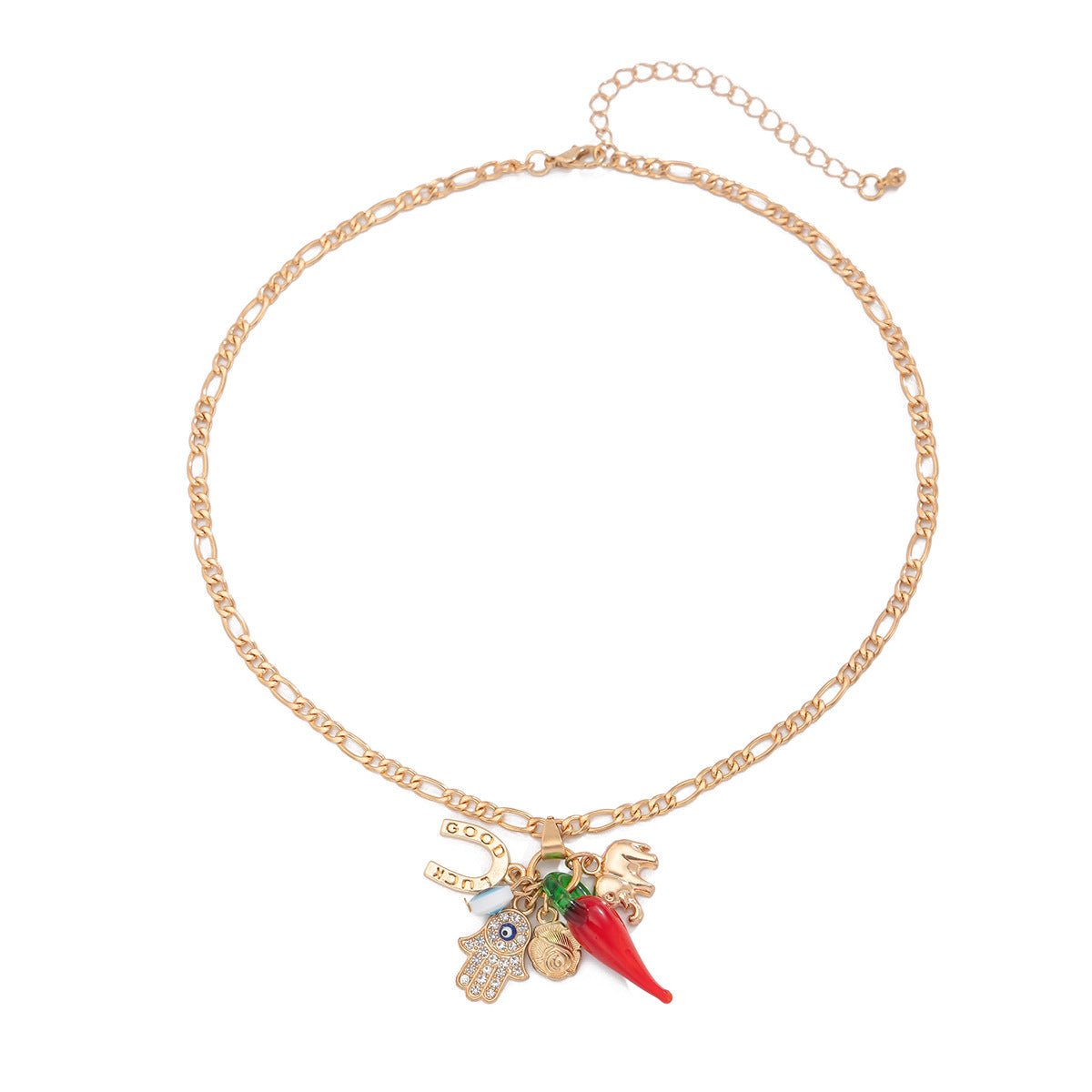 Collana Pendente Mano di Buddha e Conchiglia