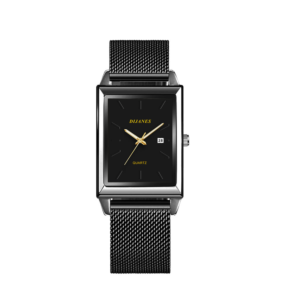 Stile e Precisione: L'Orologio Quartz Uomo Squadrato