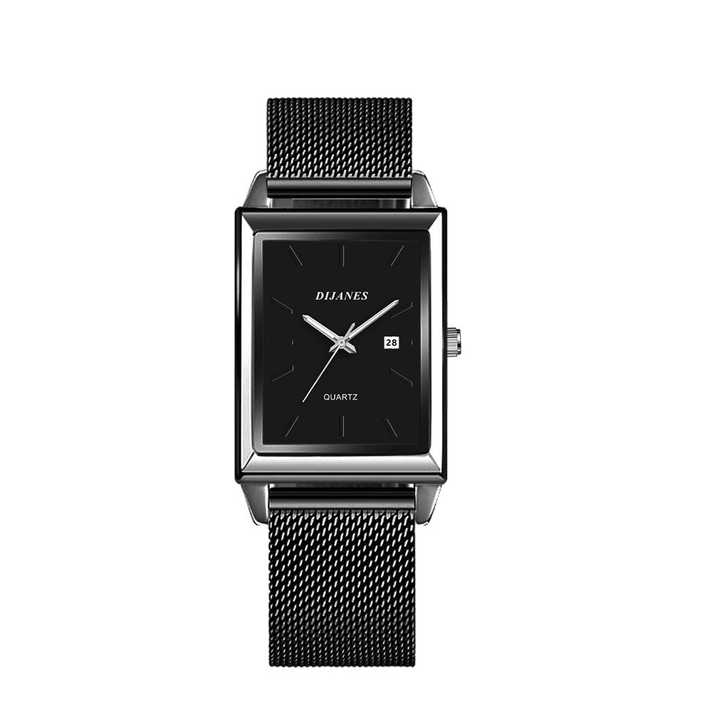 Stile e Precisione: L'Orologio Quartz Uomo Squadrato