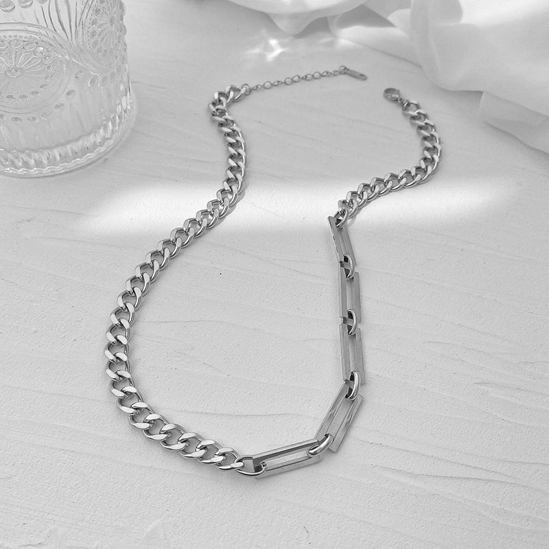 Collana & Bracciale "Cold Wind" - Stile Europeo/Americano Minimalista