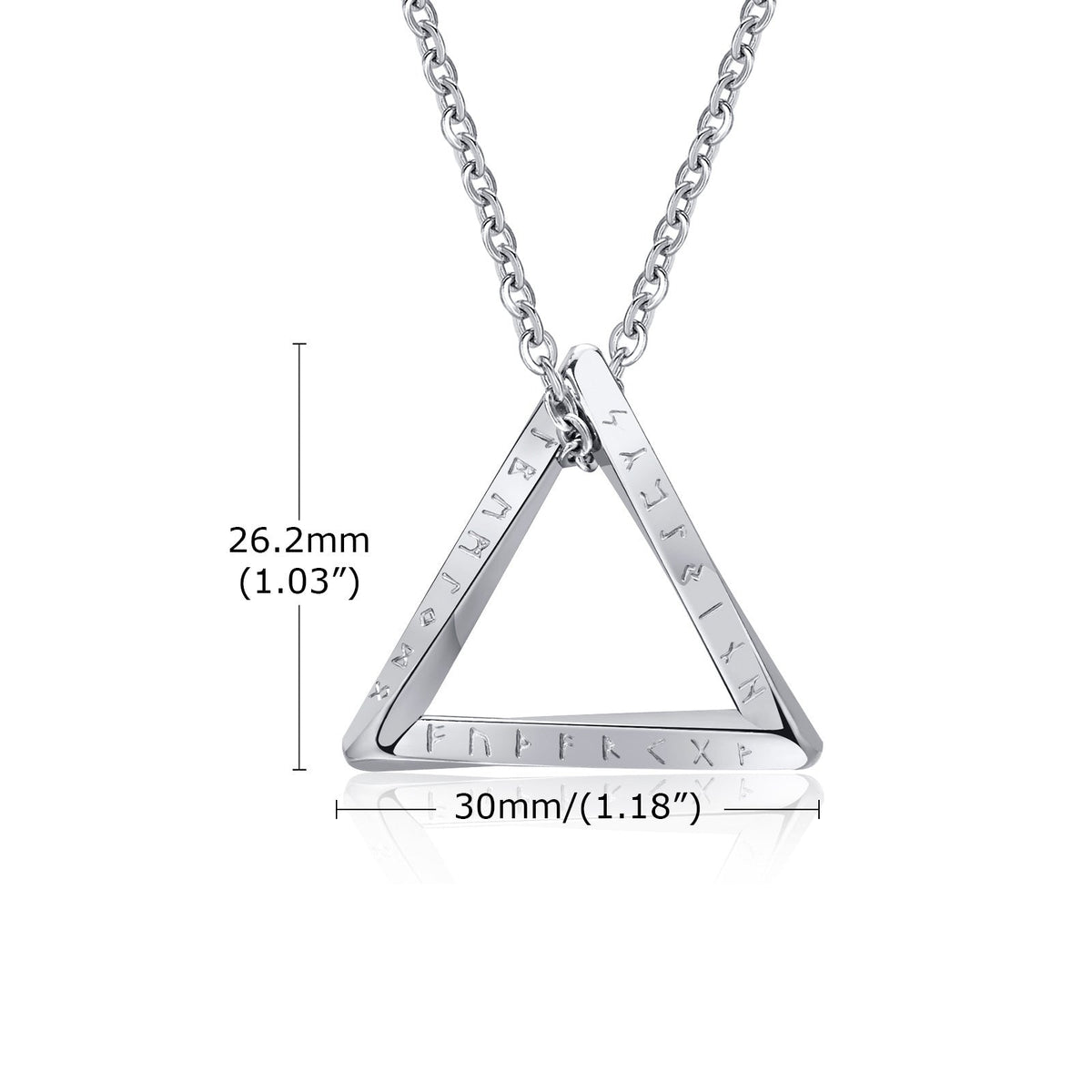 Collana Vikinga Rune Triangolo - Potere e Mistero