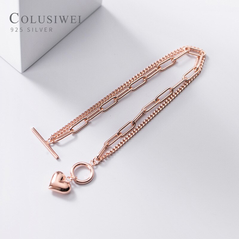 Bracciale Doppio Strato in Argento Sterling 925