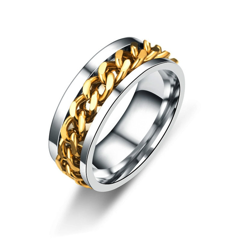 Spinner Chain Ring - Il Fascino Rotante dello Stile Urban