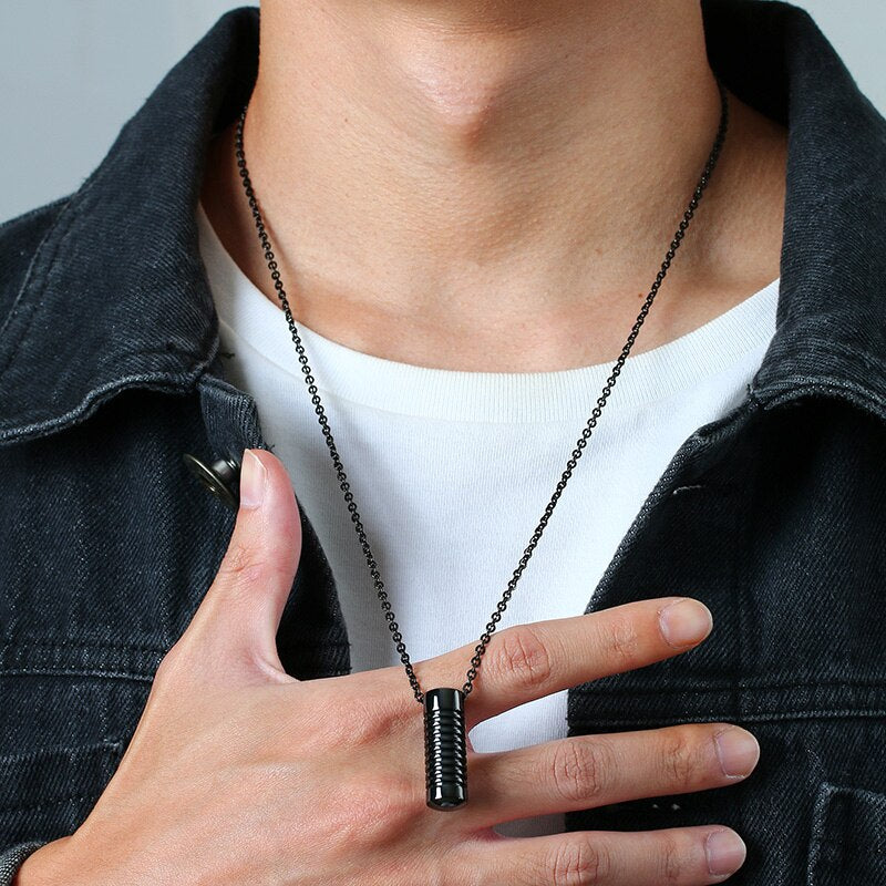 Eternal Memory Urn Necklace - Un Portafortuna Moderno per Ricordi Preziosi
