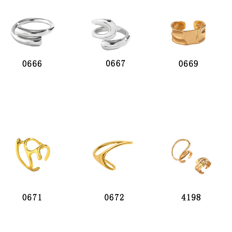 Anello Geometrico Aperto: L’Abbraccio Metallico che Celebra la Tua Unicità