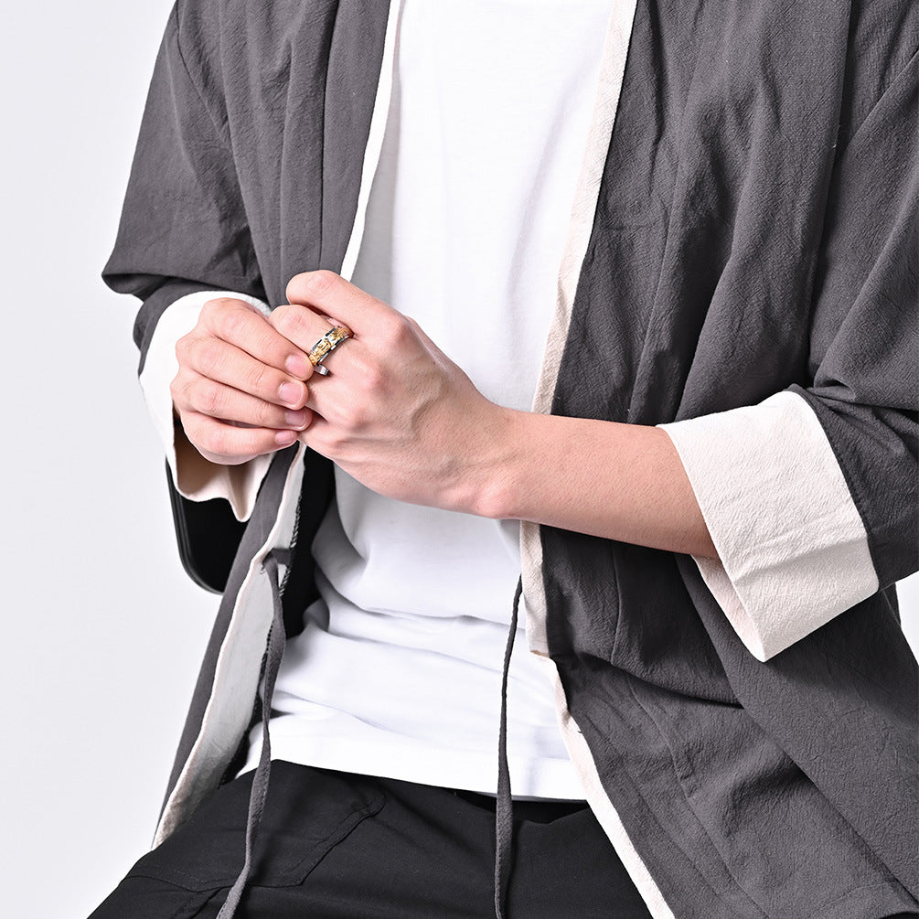 Anello Panlong Rotante - Potere e Spiritualità in un Gioiello