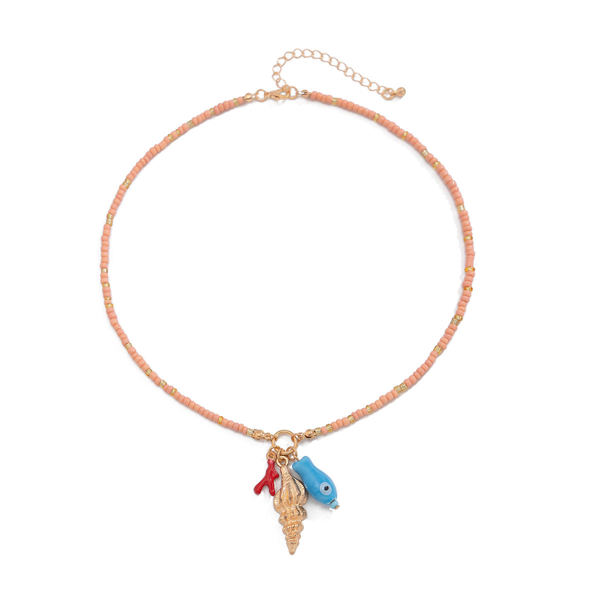 Collana Pendente Mano di Buddha e Conchiglia