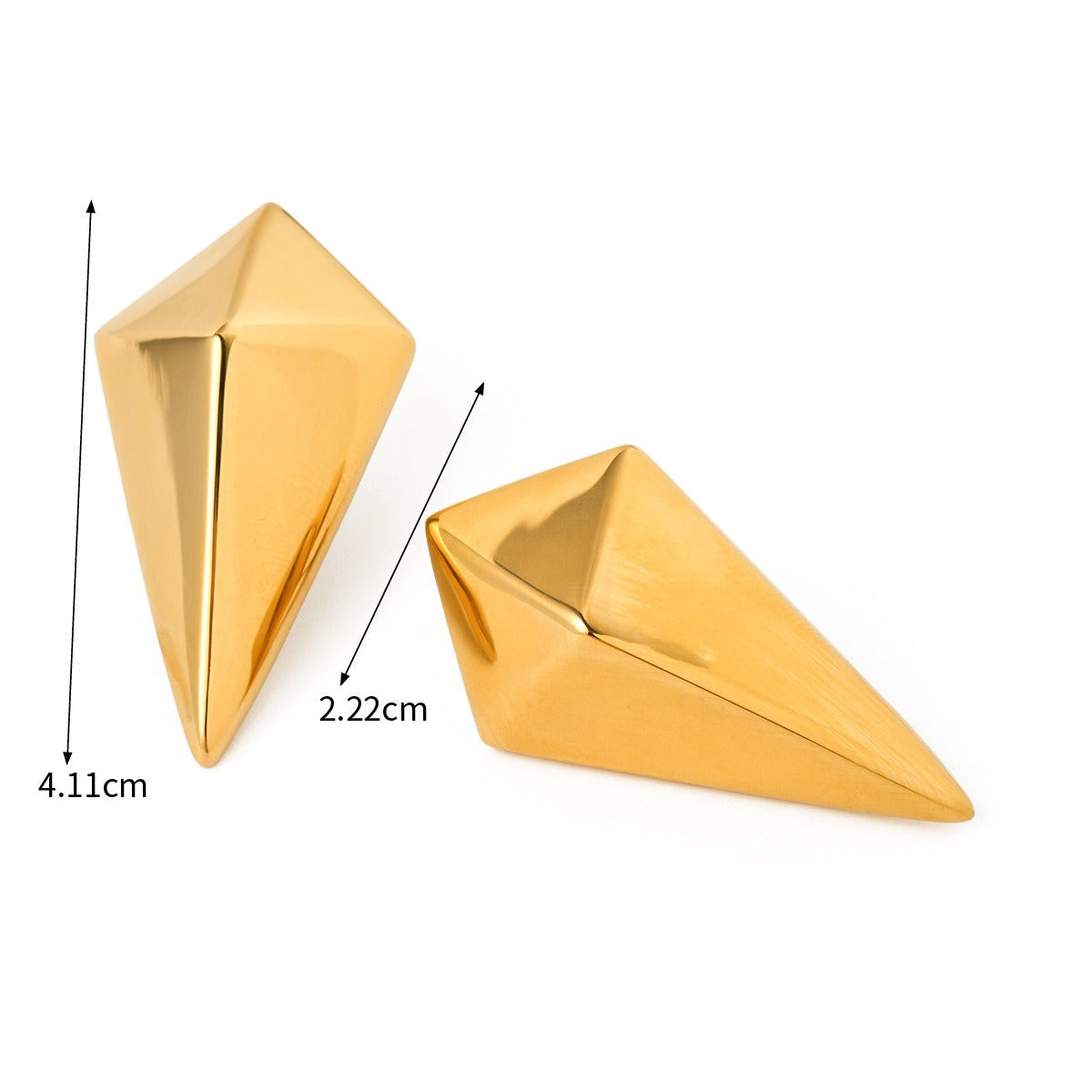 Orecchini Rombo Lungo - Geometria Avanguardista