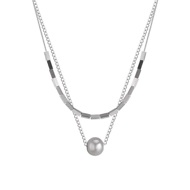 Collana Sfera Cubica - Geometria Urbana Unisex