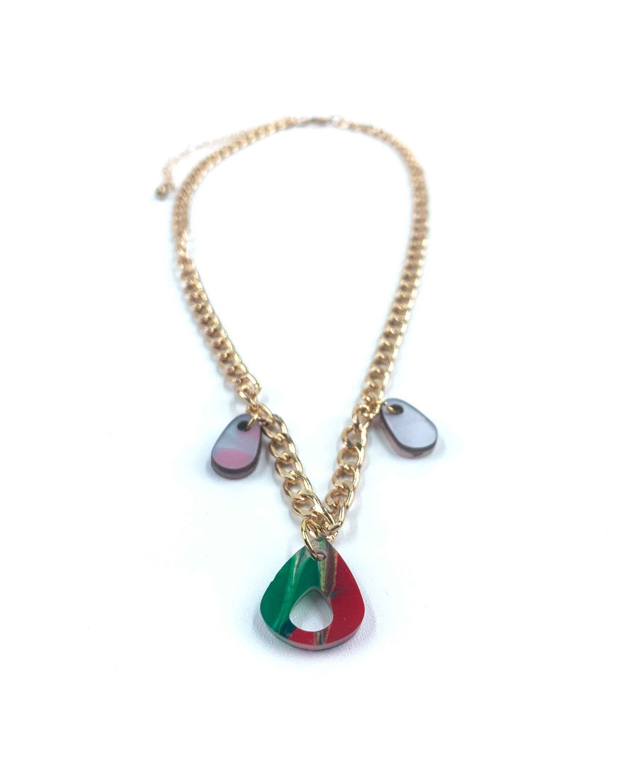 Arte Dorata – Collana con Charm Marmorizzati