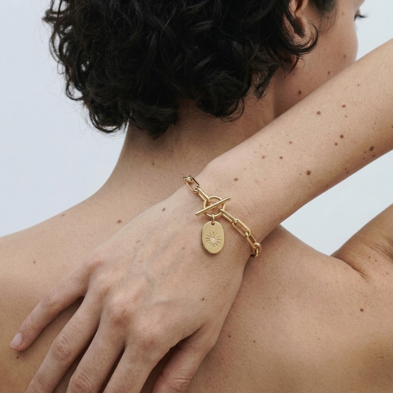 Bracciale Soleil – Argento 925 Placcato Oro 18K