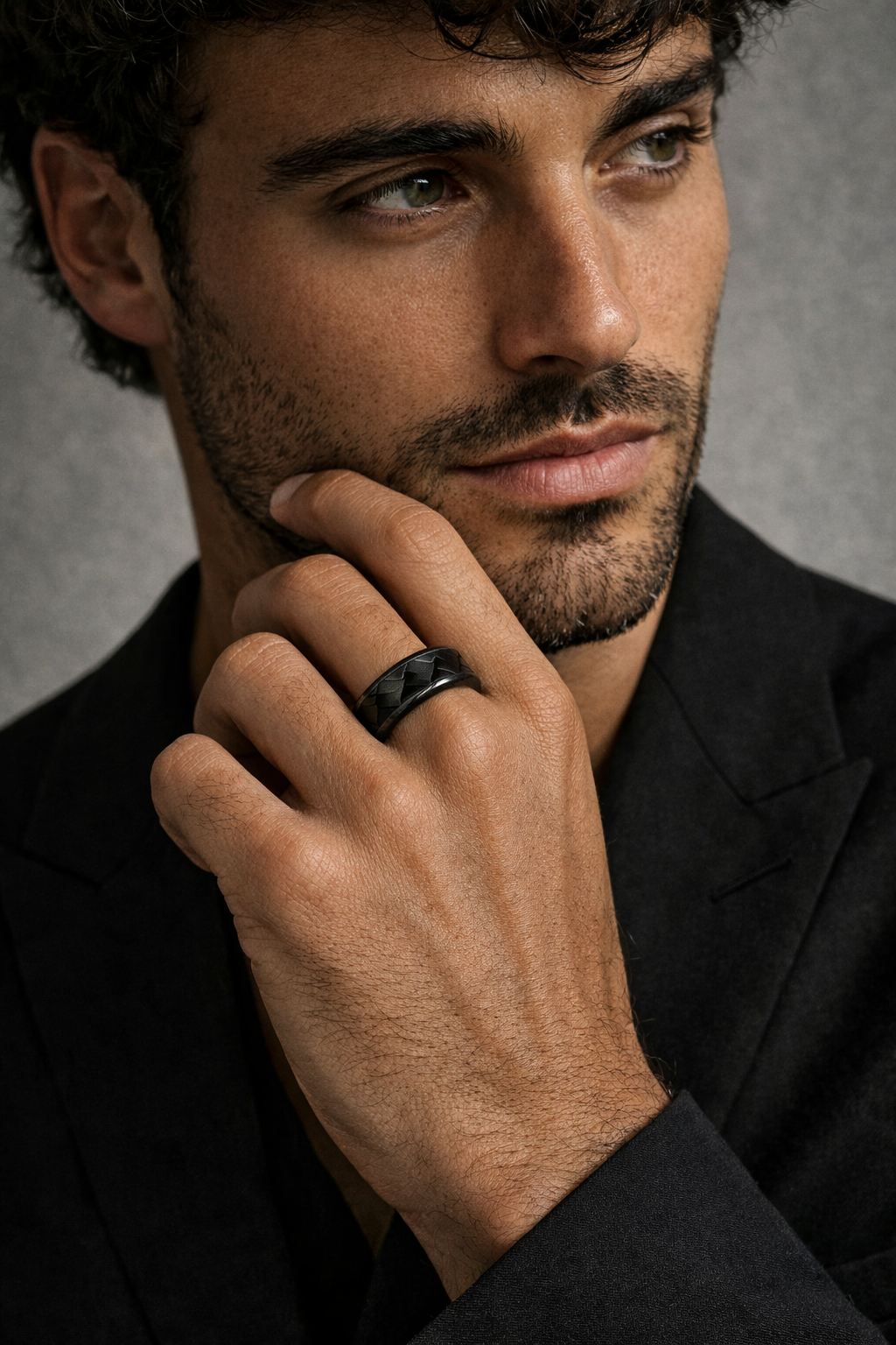 Multicolor Creative Stainless Steel Men's Ring