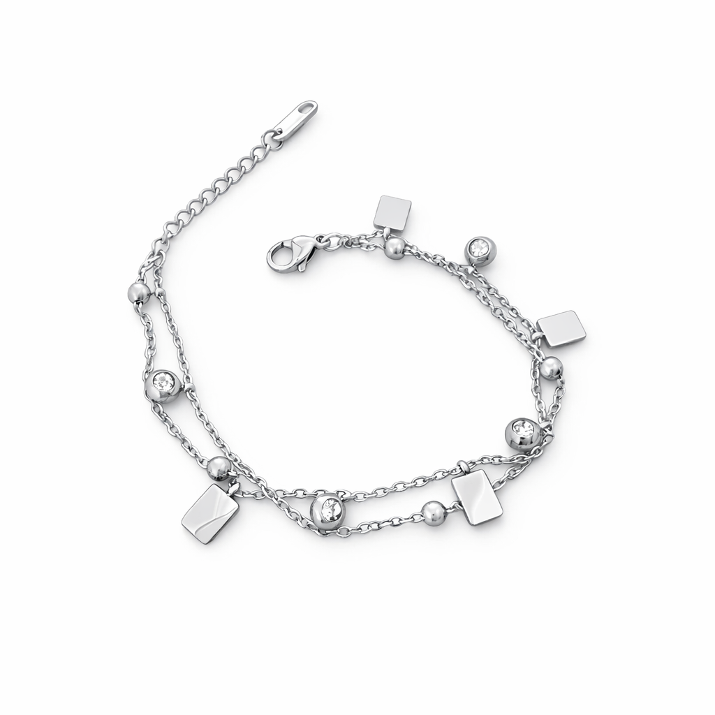 Bracciale “Luce Doppia” — Eleganza sottile, presenza che non svanisce