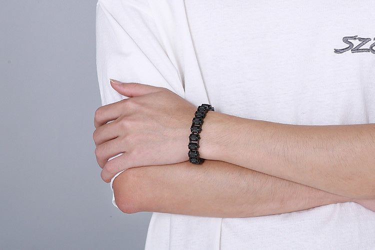 Bracciale Catena Motociclista - Stile Urban Biker