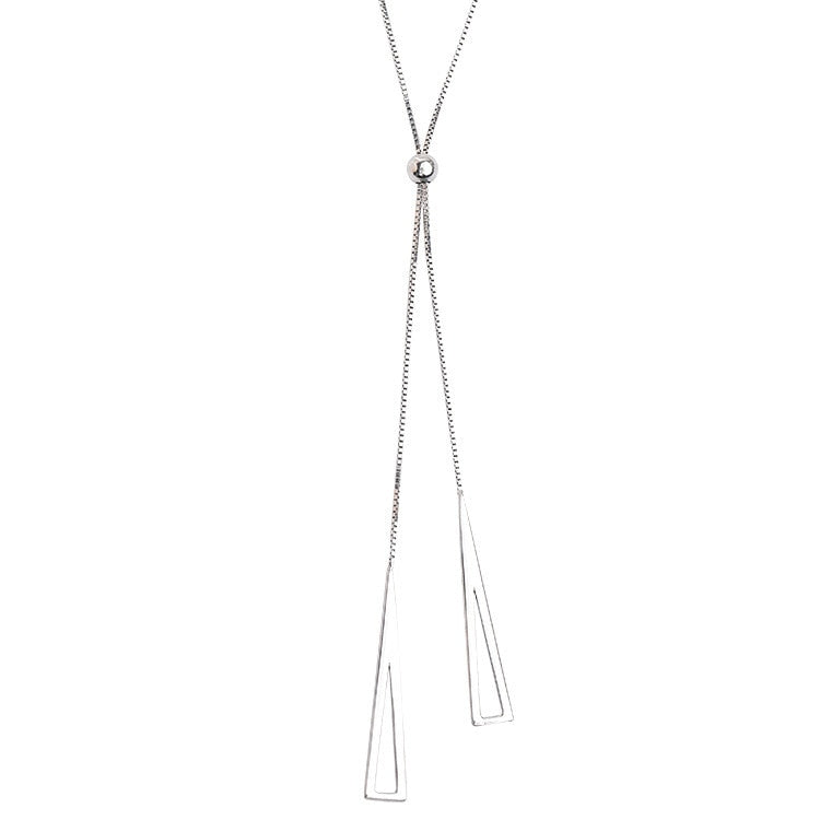Geometric Grace Necklace - Minimalismo con un Tocco di Eleganza