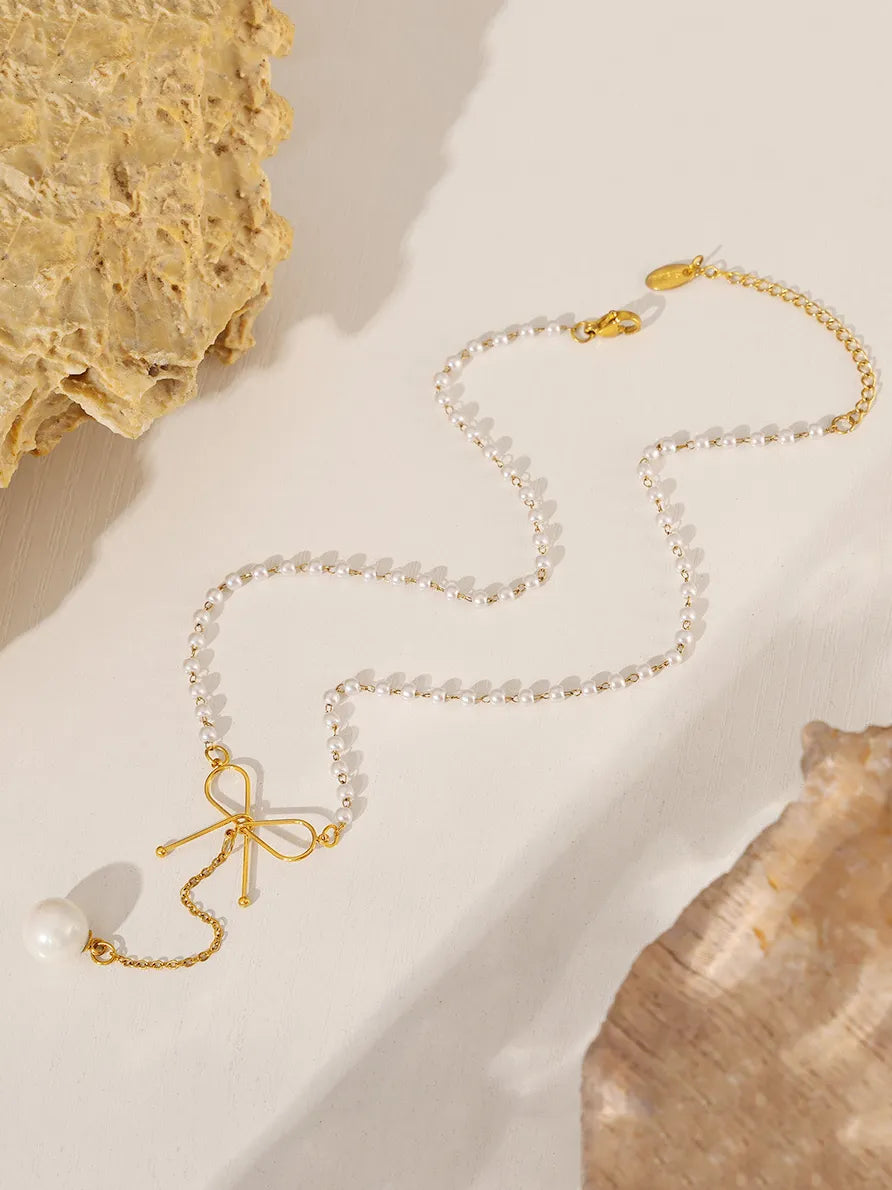 Collana Clavicola Minimalista - Eleganza Liquida in Acciaio