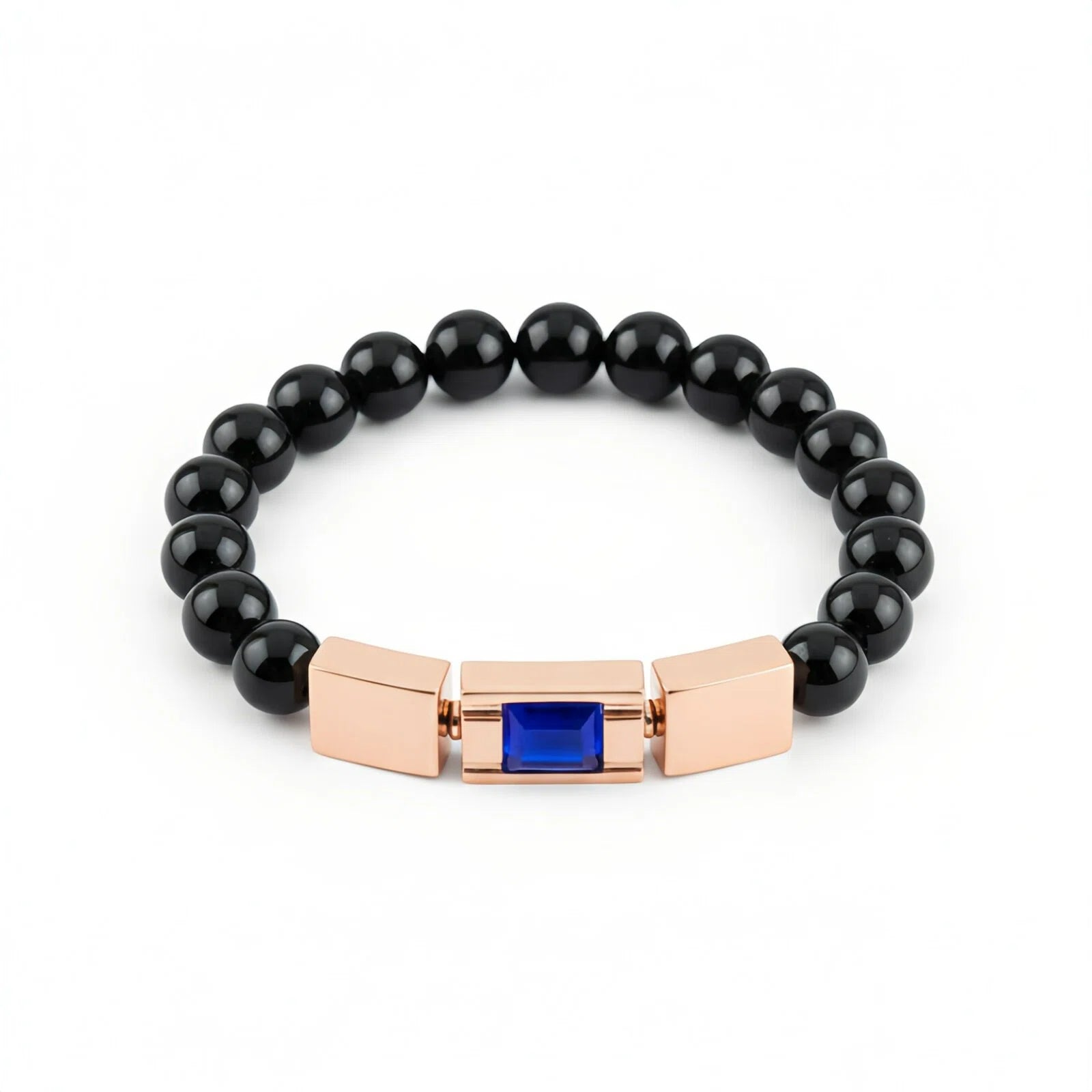 "Zaffiro Notturno" – Bracciale Estellamare in argento 925