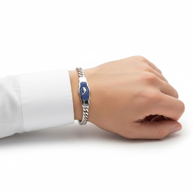 TITANIO MARINO – Bracciale “Dolphin Signature” by Estellamare