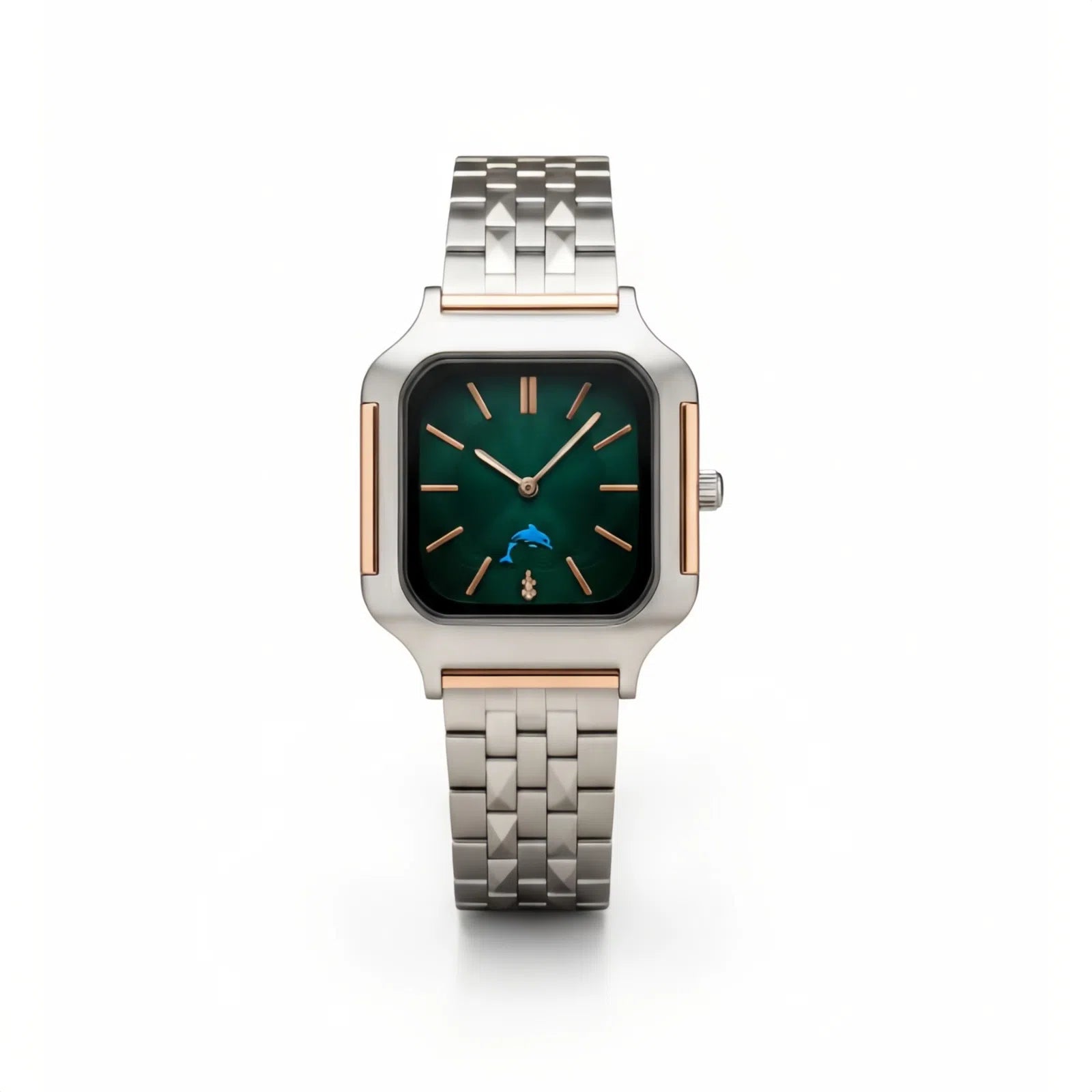 Lunare verde — Oro rosa I 38 MM