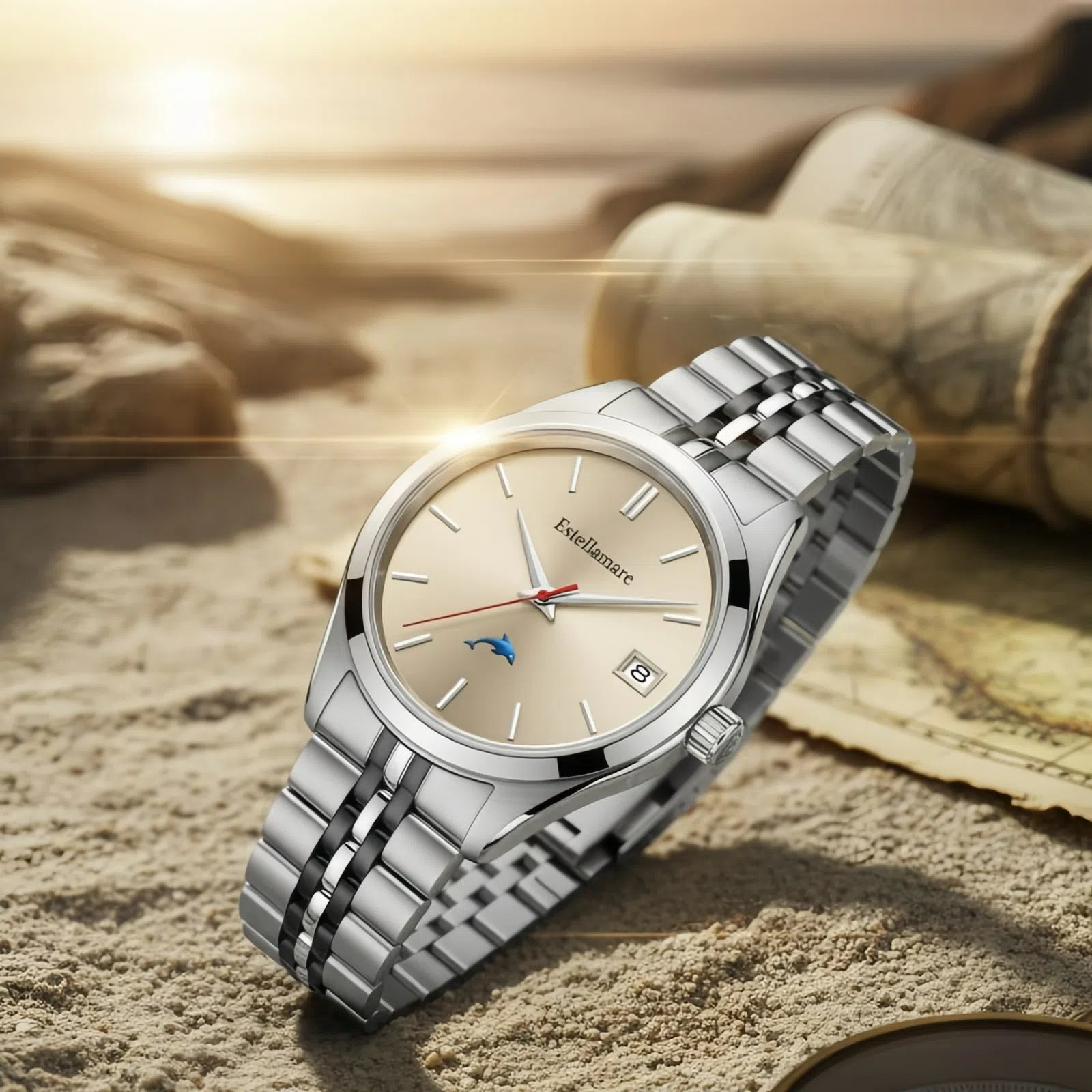 Estellamare Sabbia – Tempo che respira eleganza I 40 MM