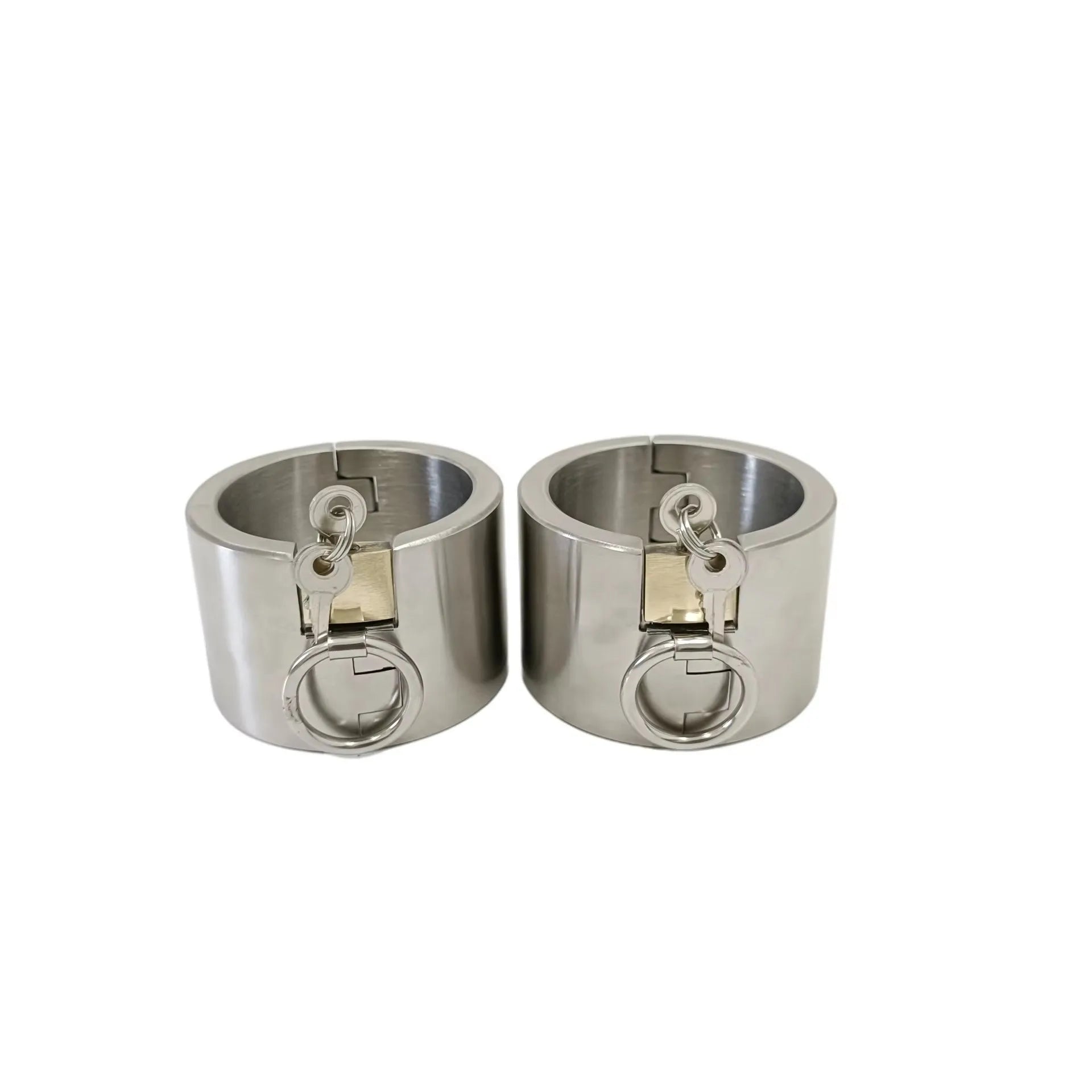 Bracciali da Polso in Acciaio Inox – Accessorio Adulto Elegante per Giochi di Coppia
