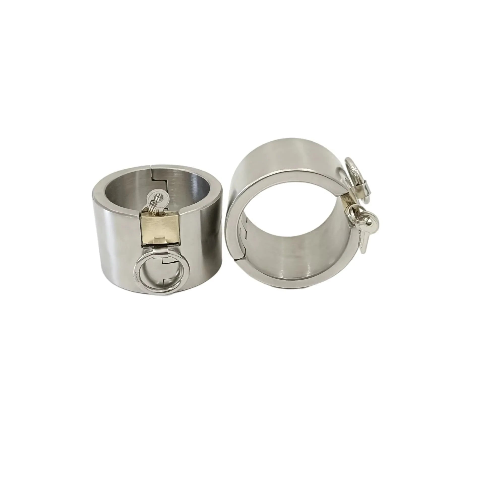 Bracciali da Polso in Acciaio Inox – Accessorio Adulto Elegante per Giochi di Coppia