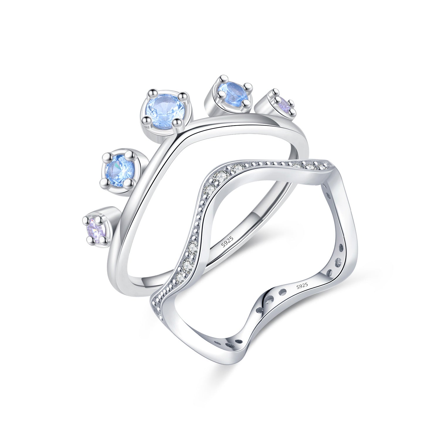 Eleganza Irregolare: L’Anello MODIAN S925 con Diamanti