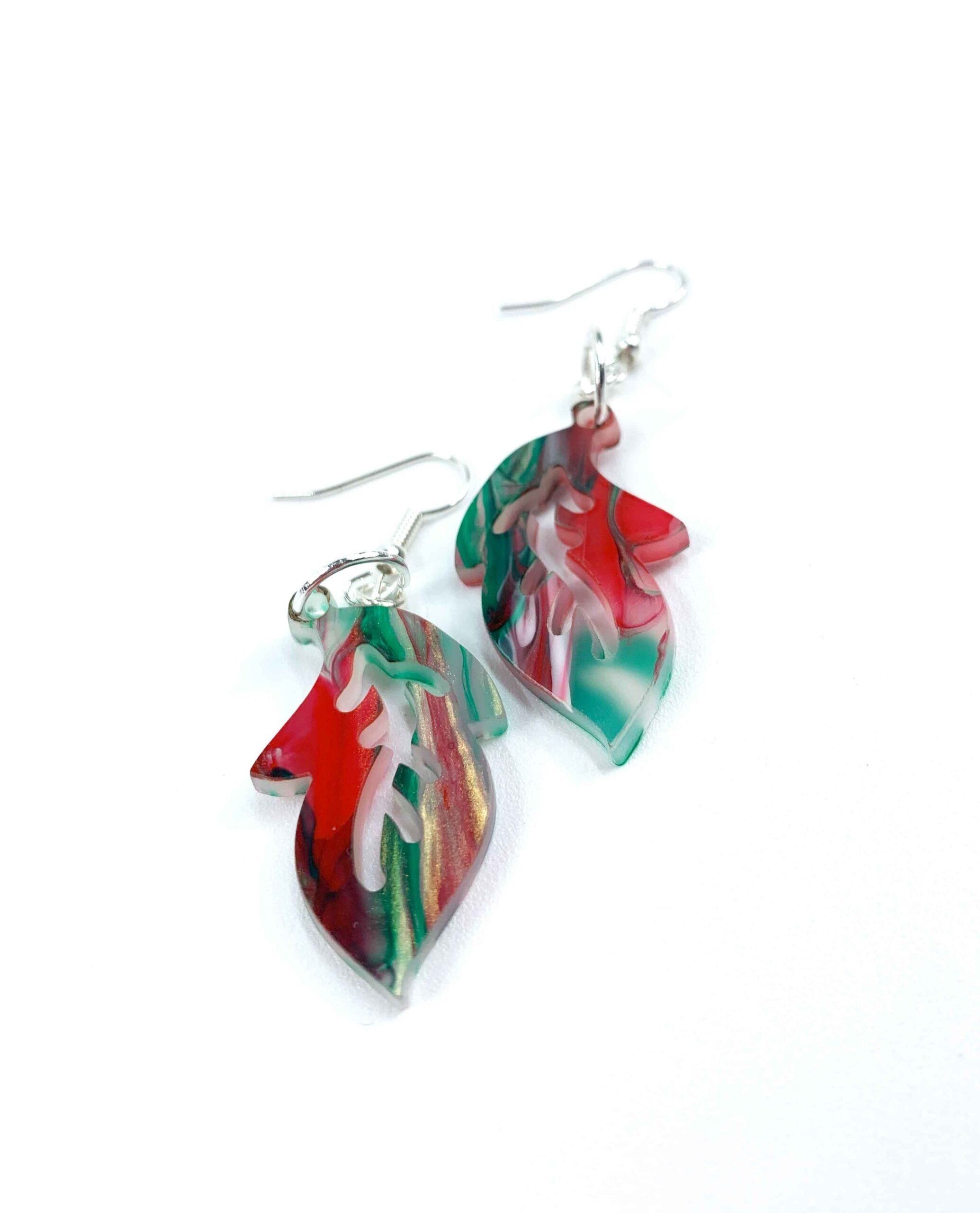 Foglia Tricolore - Pendientes Eleganza Naturale