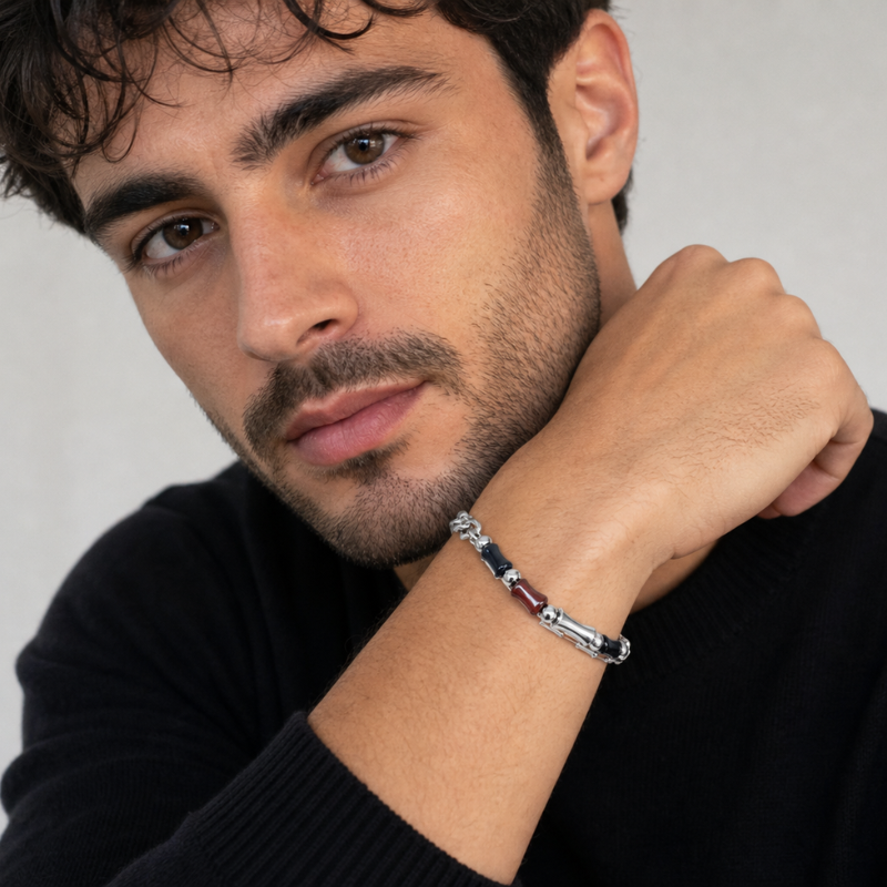 Bracciale Cuban Niche in Titanium Steel