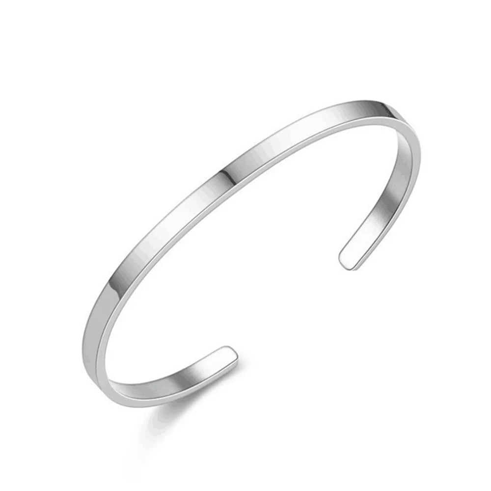 BRACCIALE CATENA CUBANA IN ACCIAIO INOX 3MM