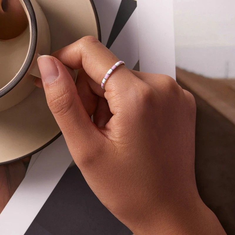 Anello Argento Incanto Rosa