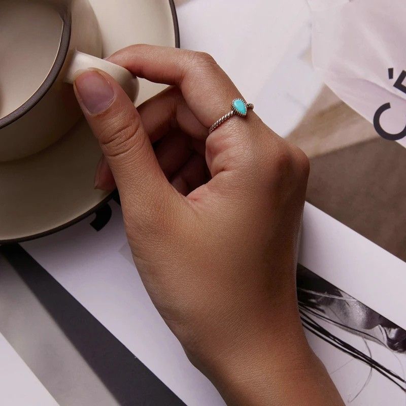 Anello Magico Turchese Argento