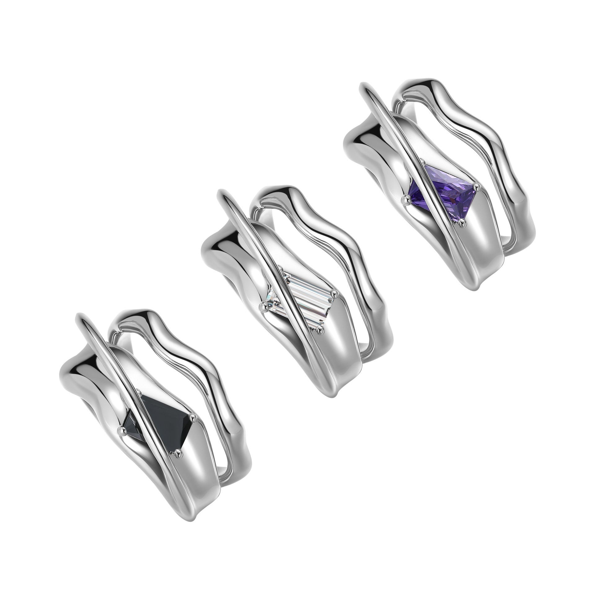 Anello Metallico Fuso: Raffinatezza Geometrica e Stile