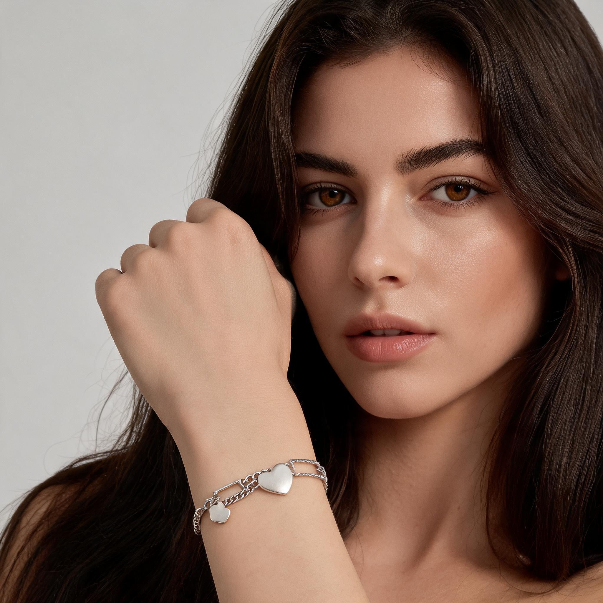 Bracciale "Cuore in Rete" — Porta l’amore che scegli