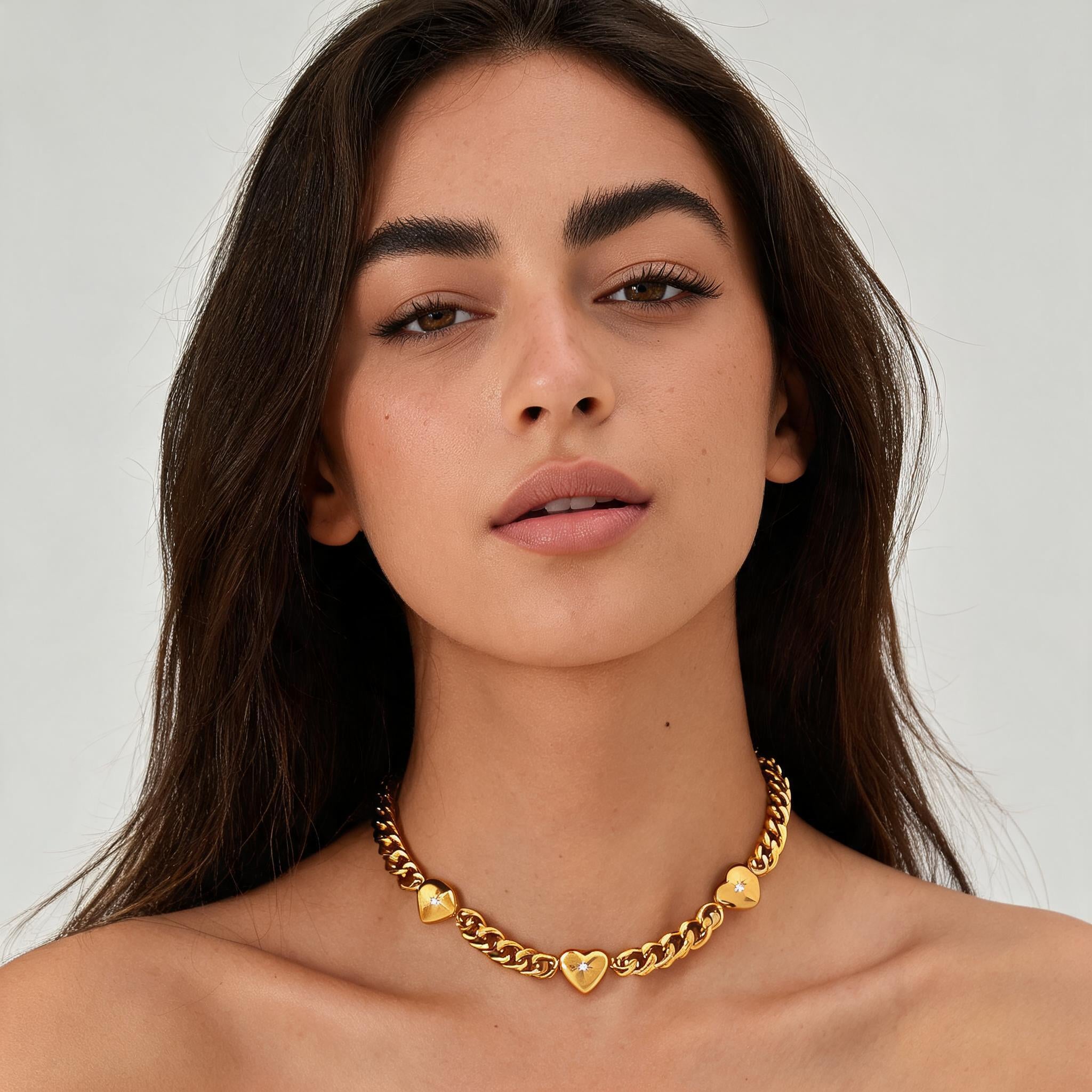 Collana Cuban Chain Placcata Oro 18k