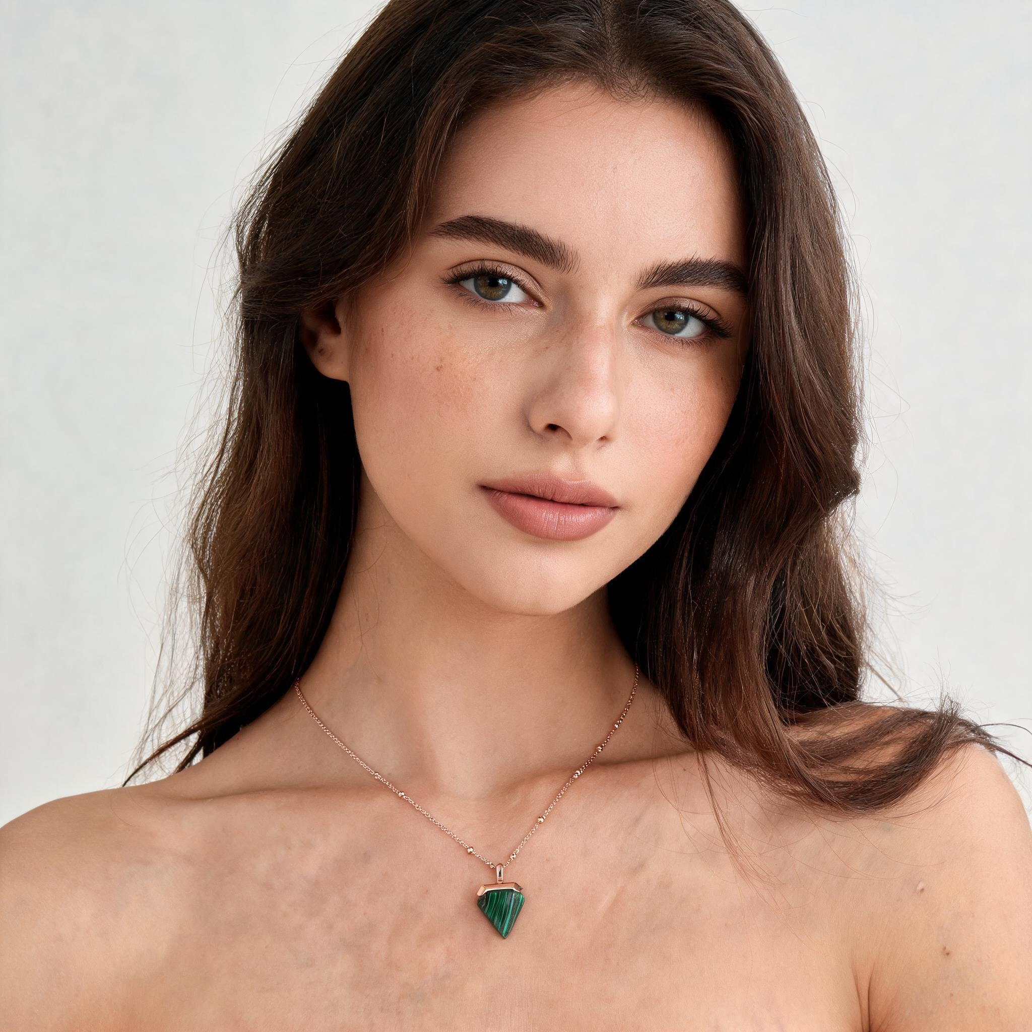 Freccia di Luce — Malachite e Argento 925