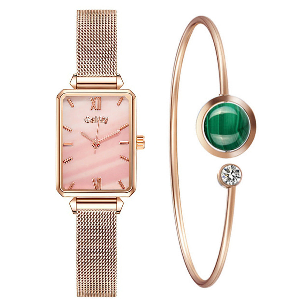 Orologio Elegante Verde Donna