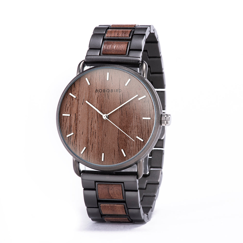 Orologio Legno Elegante per Uomo