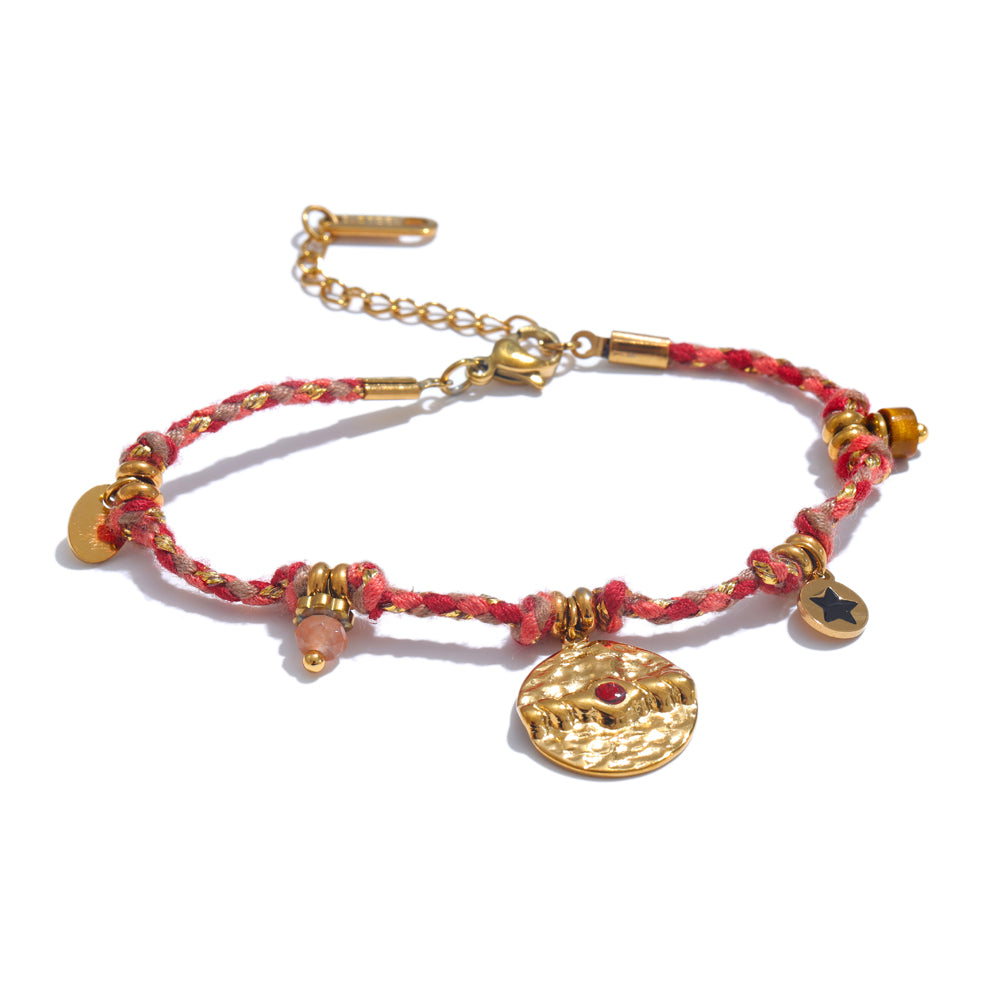 Bracciale Intrecciato Arcobaleno