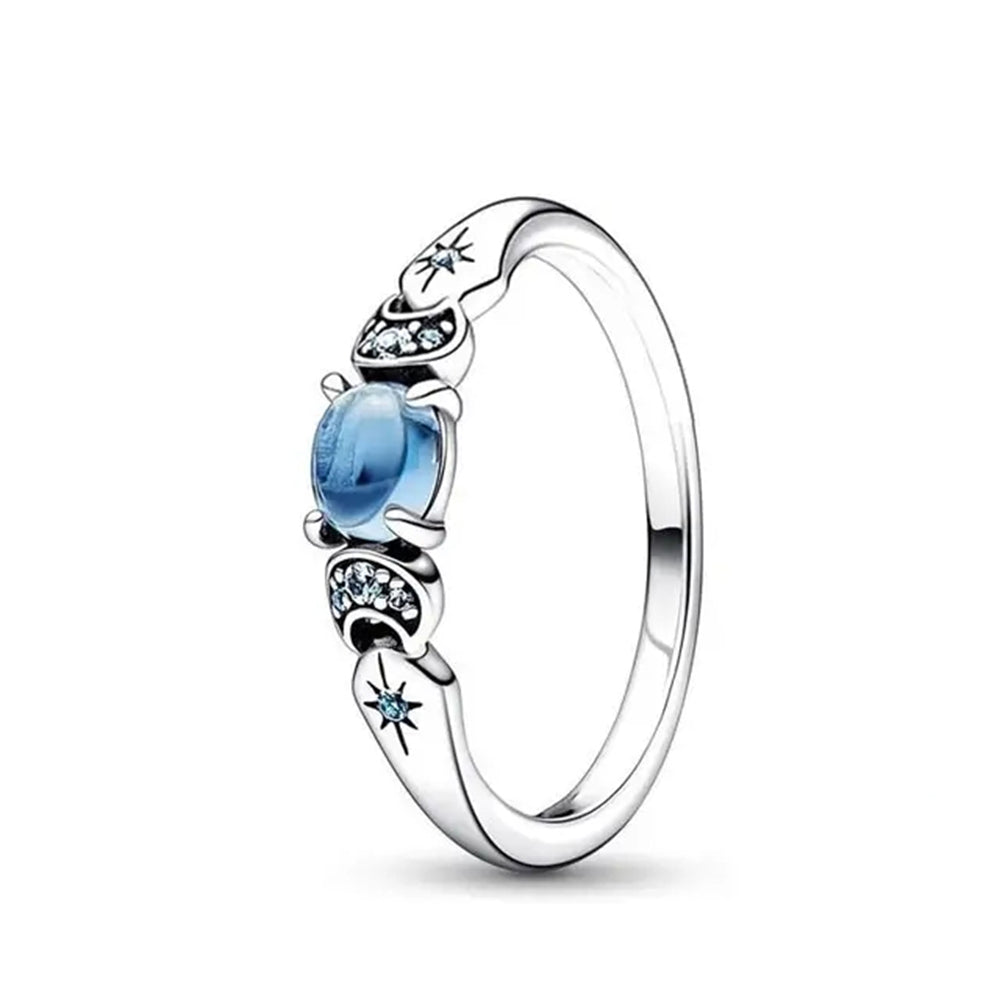 Anelli d'Argento Fiore Cuore