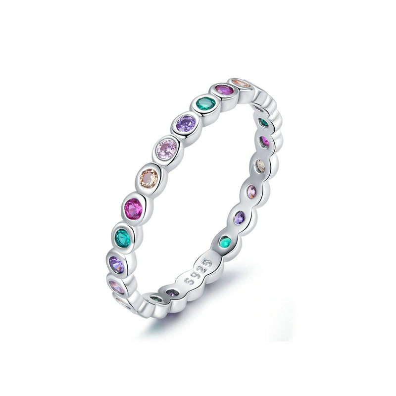 Anelli Cuore Argento Zirconia