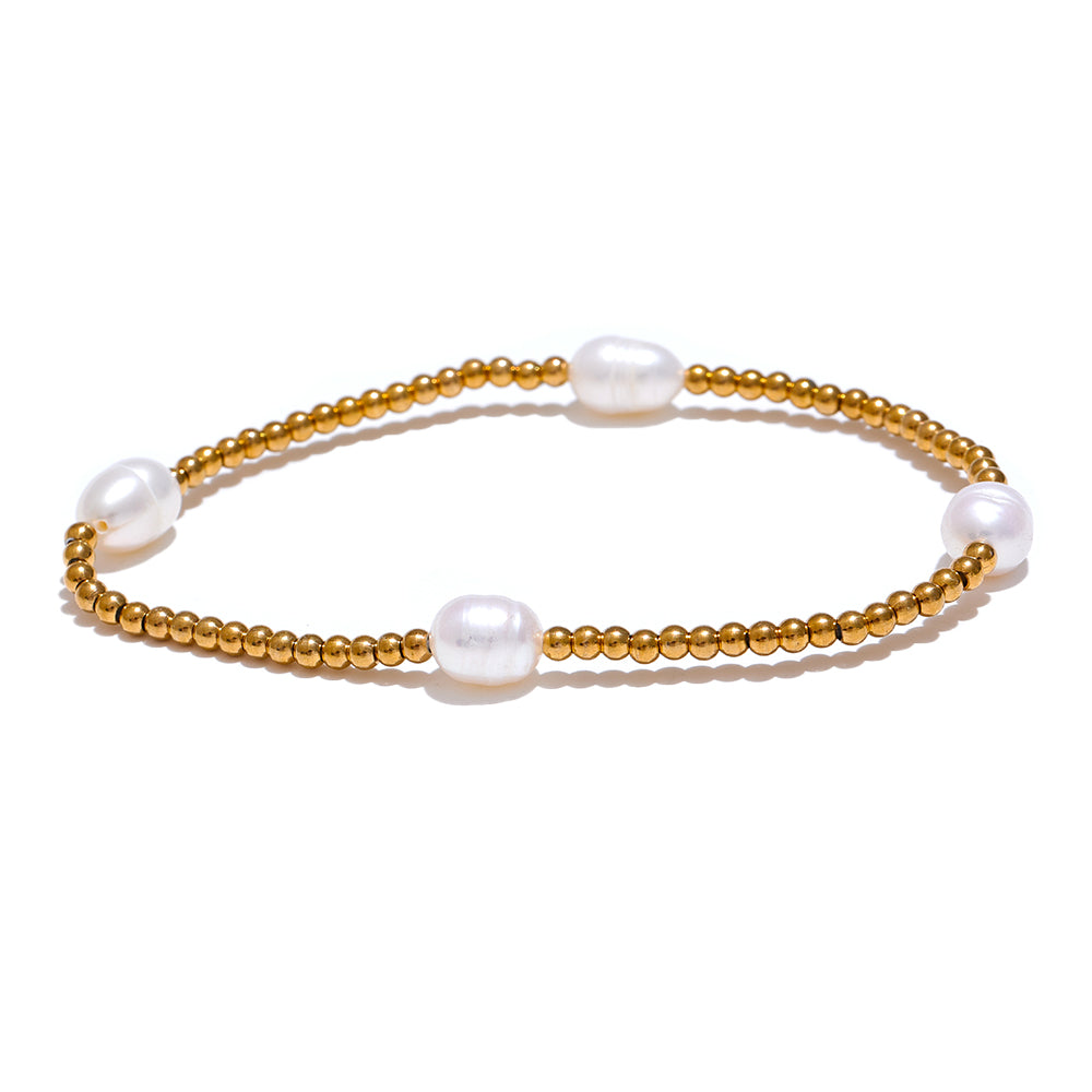 Bracciale Perle Fresche Chic