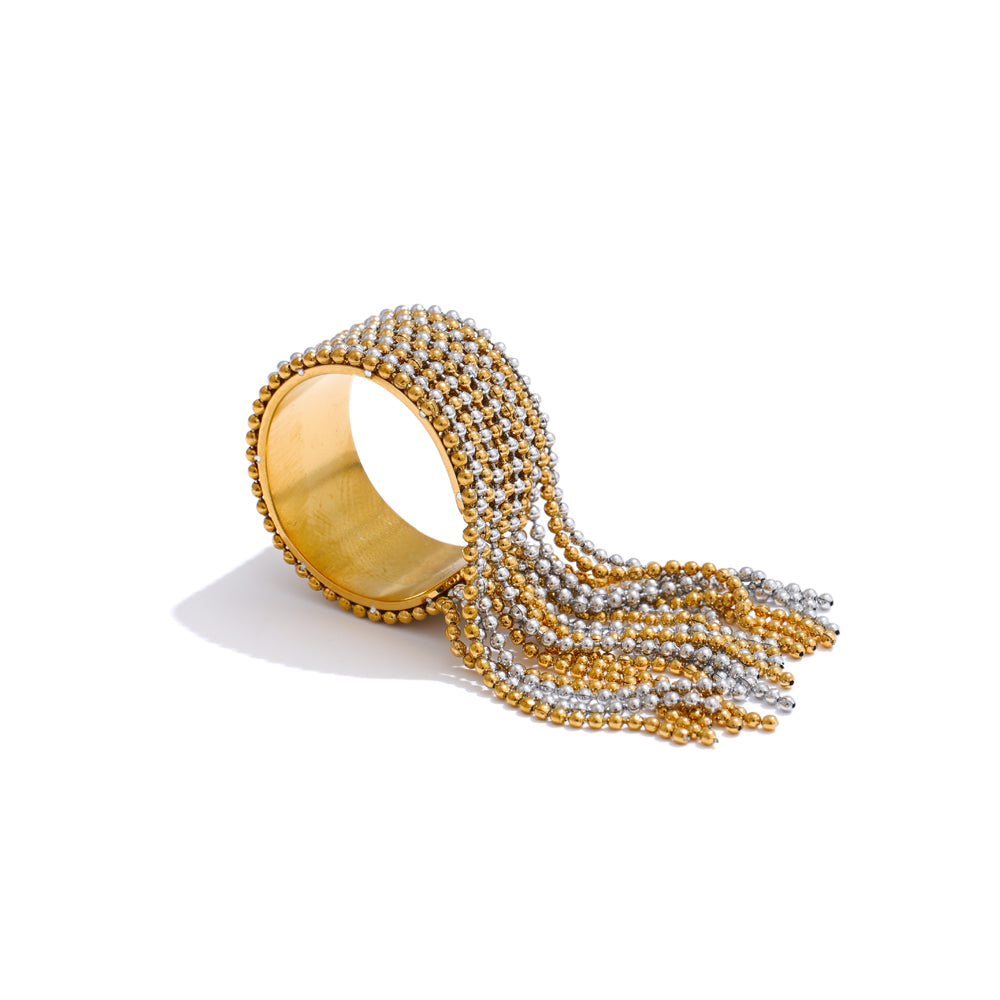 Anello Magico in Acciaio Dorato