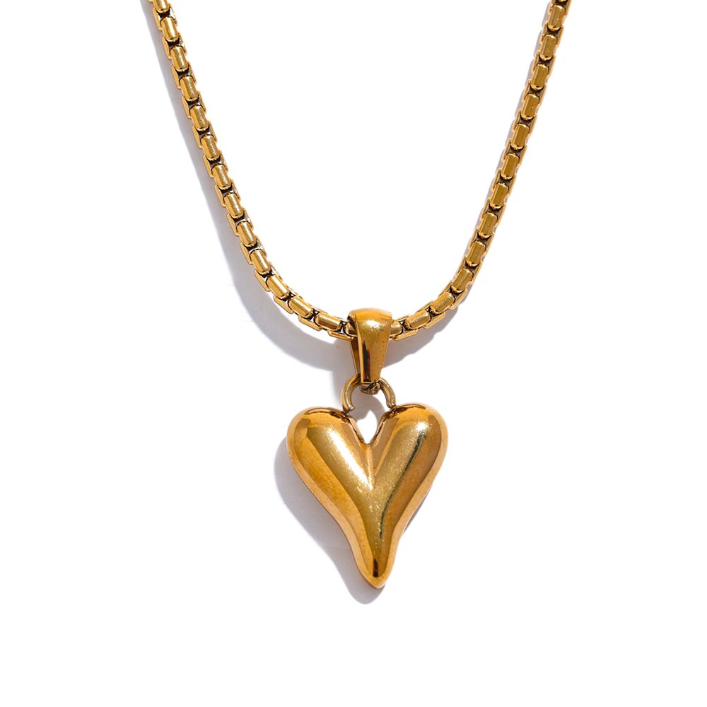 Collana Romantica Cuore Oro